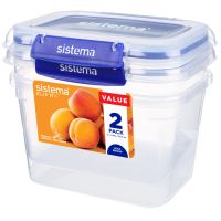 Набор контейнеров 1.49 SISTEMA Klip It+ 2шт