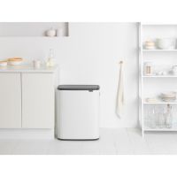 Мусорный бак Brabantia BO TOUCH BIN 2x30 л цвет белый