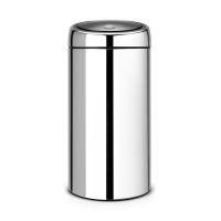 Мусорный бак Brabantia TOUCH BIN двухсекционный (2 х 20 л) полированный