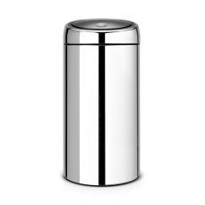 Мусорный бак Brabantia TOUCH BIN двухсекционный (2 х 20 л) полированный