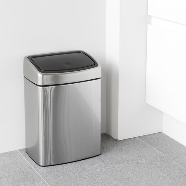 Ведро для мусора Brabantia TOUCH BIN прямоугольное 10 л 40,5x27,5x22,5 см 