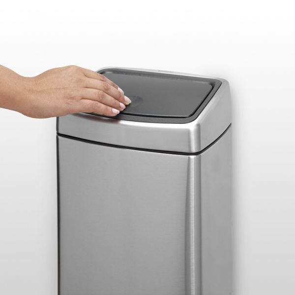 Ведро для мусора Brabantia TOUCH BIN прямоугольное 10 л 40,5x27,5x22,5 см 