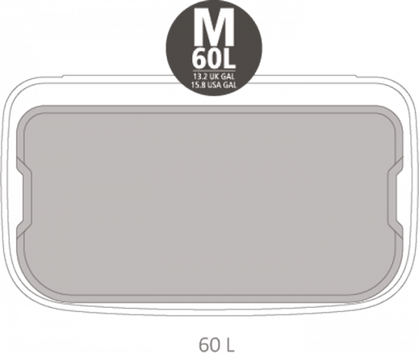 Мусорный бак Brabantia BO TOUCH BIN HI 60 л цвет черный матовый 