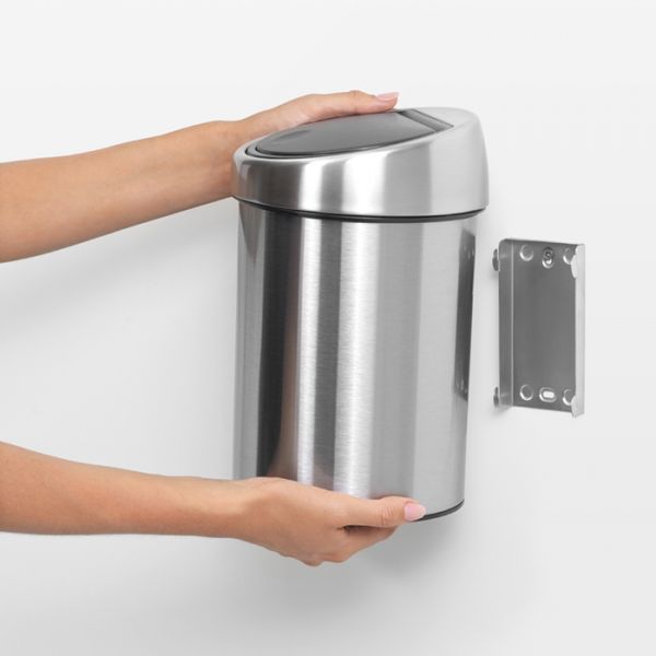 Ведро для мусора Brabantia TOUCH BIN 3 л размер 29x18x18,7 см 