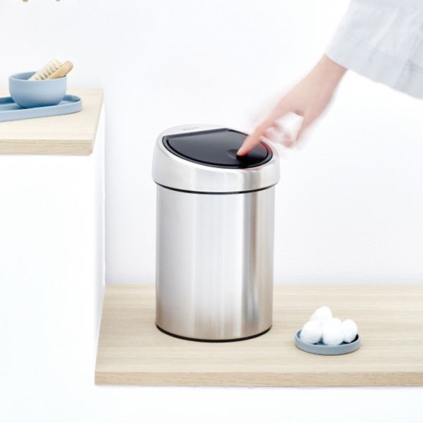 Ведро для мусора Brabantia TOUCH BIN 3 л размер 29x18x18,7 см 