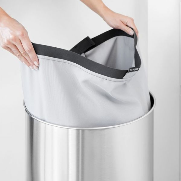 Бак для белья Brabantia 60 л цвет матовый стальной 
