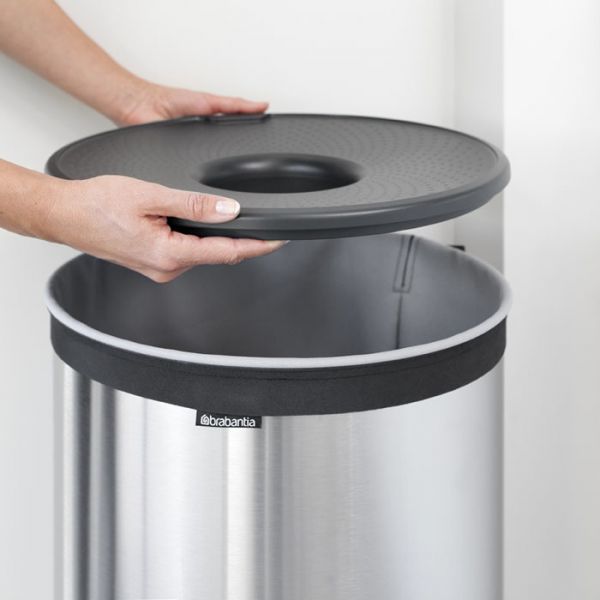 Бак для белья Brabantia 60 л цвет матовый стальной 