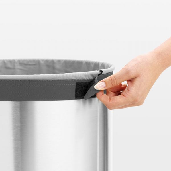 Бак для белья Brabantia 60 л цвет матовый стальной 