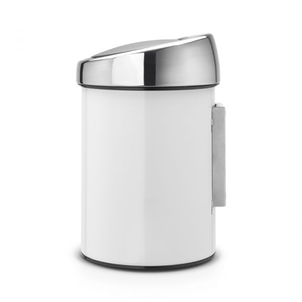 Ведро для мусора Brabantia TOUCH BIN 3 л цвет белый 