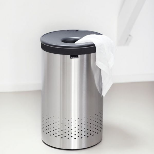 Бак для белья Brabantia 60 л цвет матовый стальной 
