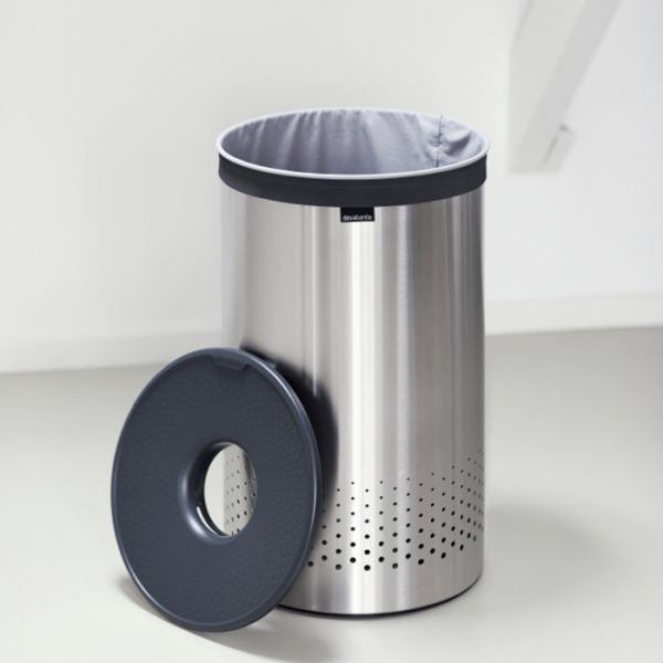 Бак для белья Brabantia 60 л цвет матовый стальной 