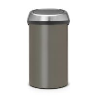 Мусорный бак Brabantia TOUCH BIN 60 л цвет платиновый