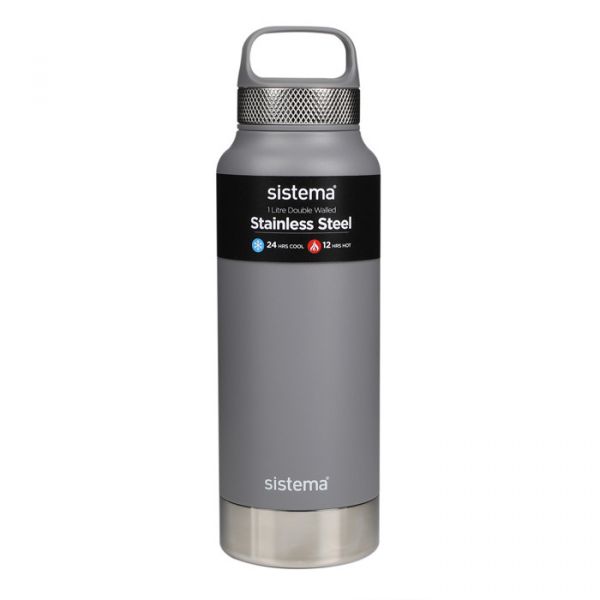 Стальная бутылка Hydrate 1 л SISTEMA SISTEMA