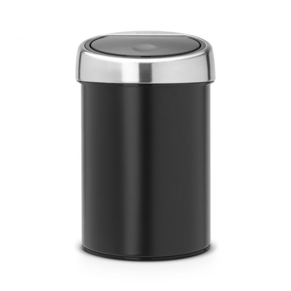 Ведро для мусора Brabantia TOUCH BIN 3 л цвет черный 