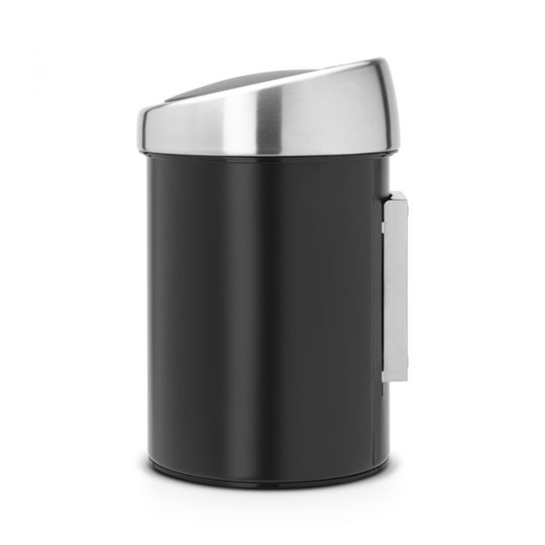 Ведро для мусора Brabantia TOUCH BIN 3 л цвет черный 