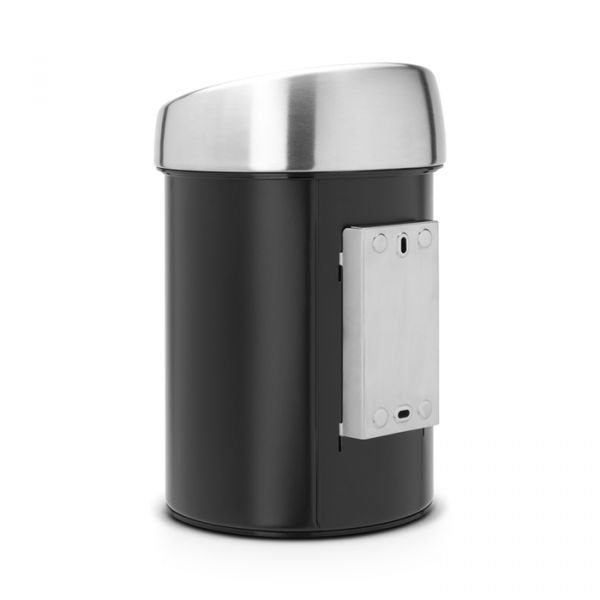 Ведро для мусора Brabantia TOUCH BIN 3 л цвет черный 