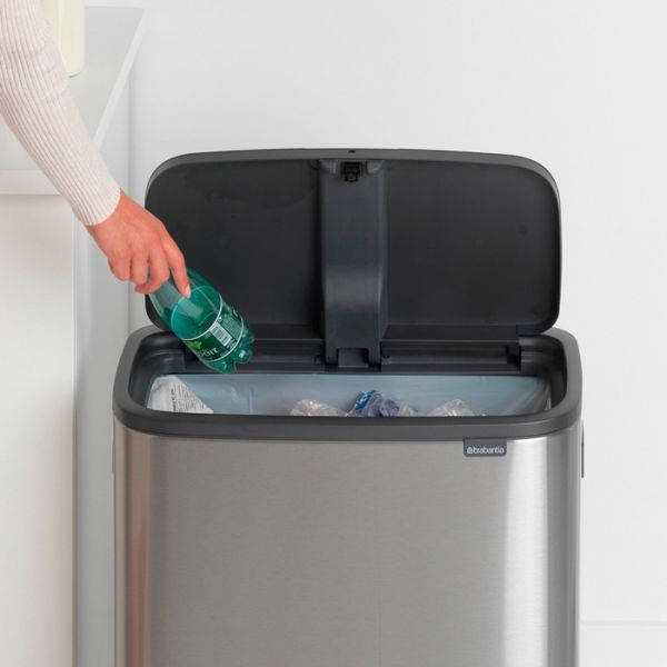 Мусорный бак Brabantia BO TOUCH BIN 60 л цвет стальной матовый 