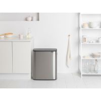 Мусорный бак Brabantia BO TOUCH BIN 60 л цвет стальной матовый