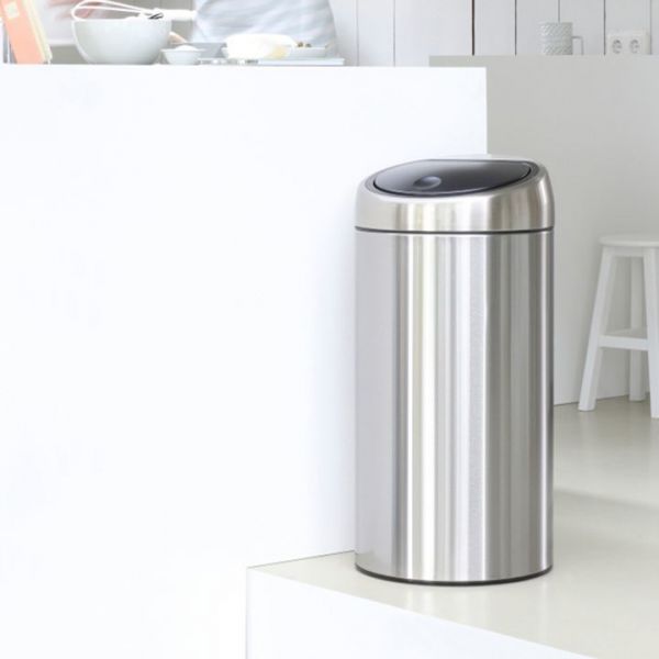 Мусорный бак Brabantia TOUCH BIN двухсекционный (2 х 20 л) матовый (FPP) 