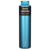 Стальная бутылка Hydrate 600 мл голубая SISTEMA