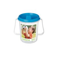 Чашка SISTEMA HYDRATE детская с трубочкой 250 мл