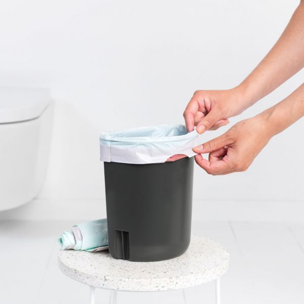 Мусорный бак с педалью newIcon 2x2 л платиновый