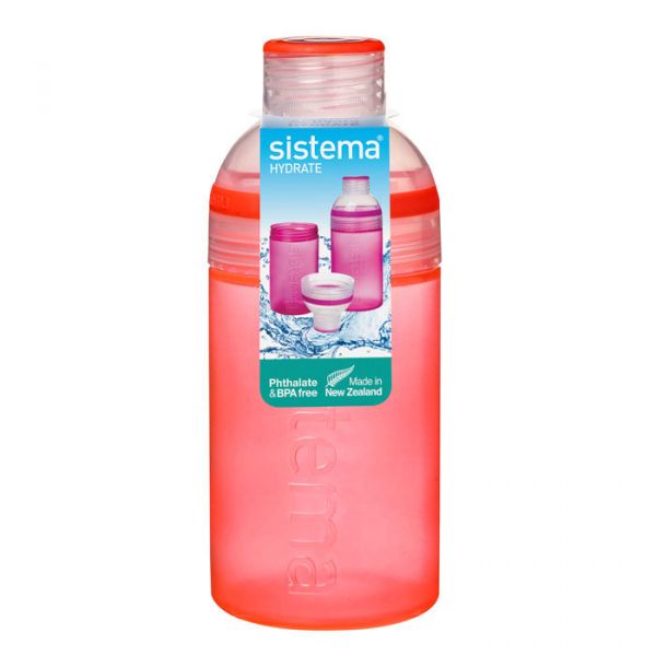 Питьевая бутылка SISTEMA «Трио» 480 мл 