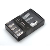 Набор столовых приборов HERDMAR ISIS-2 24 предмета полированные с декором 