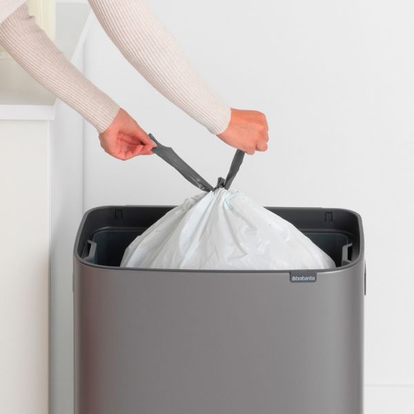 Мусорный бак Brabantia BO TOUCH BIN 60 л цвет платиновый 