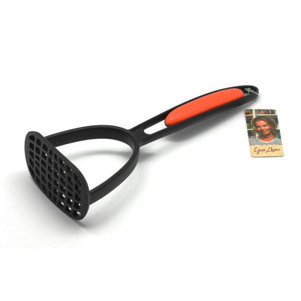 Картофелемялка ЕДИМ ДОМА цвет черный/оранжевый 
