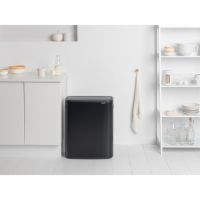 Мусорный бак Brabantia BO TOUCH BIN 60 л цвет черный матовый