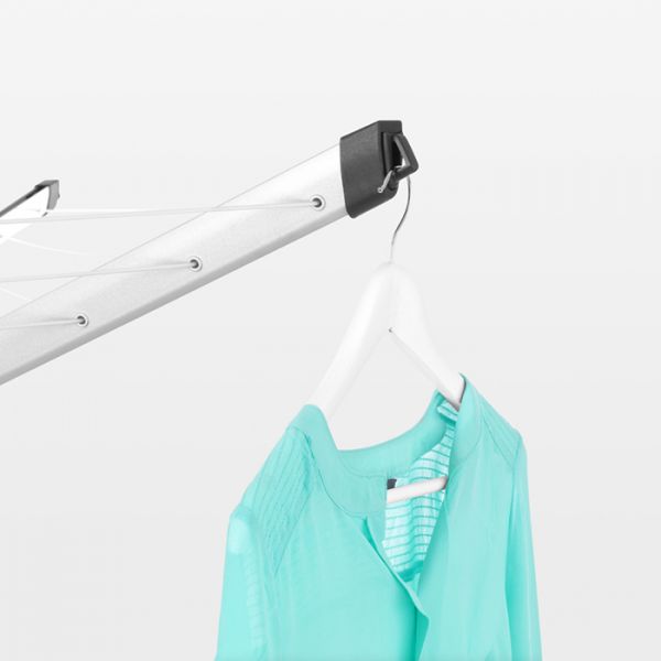 Уличная сушилка Brabantia Lift-O-Matic Advance (60 м навески) с чехлом и мешком для прищепок 