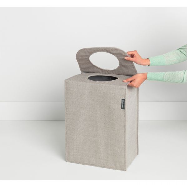 Сумка для белья Brabantia 55 л прямоугольная цвет серый 