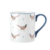 Кружка фарфоровая Pheasant Mikasa BLUE/WHITE 280 мл KITCHEN CRAFT
