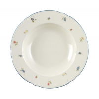 Тарелка глубокая 23.2 см, фарфор цвета слоновой кости, синий, Marieluise, 001.291410, SELTMANN