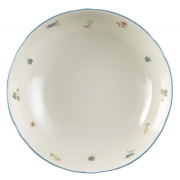 Салатник 25 см, фарфор цвета слоновой кости, синий, Marieluise, 001.292556, SELTMANN