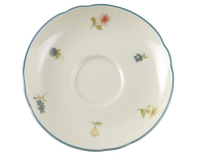 Блюдце 12 см, фарфор цвета слоновой кости, синий, Marieluise, 001.299165, SELTMANN