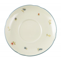 Блюдце 16 см, фарфор цвета слоновой кости, синий, Marieluise, 001.300221, SELTMANN