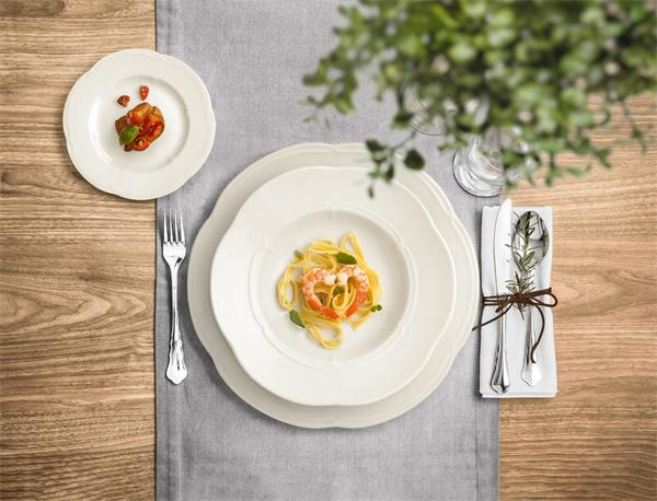 Тарелка глубокая 27 см, фарфор цвета слоновой кости, Versailles Hotel, 001.773360, SELTMANN