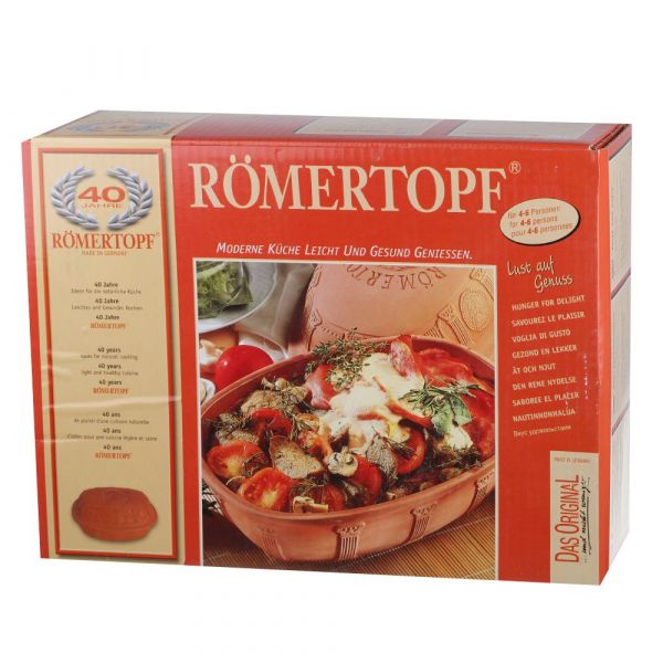 Форма для запекания ROEMERTOPF Jubilee Baker овальная на 4-6 персон с крышкой