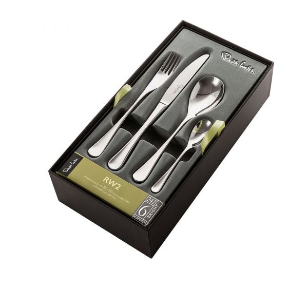 Набор столовых приборов ROBERT WELCH RW II Bright на 6 персон 24 предмета 