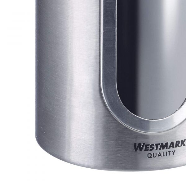 Банка для сыпучих продуктов с окошком 2,3 л из нержавеющей стали Westmark Steel 