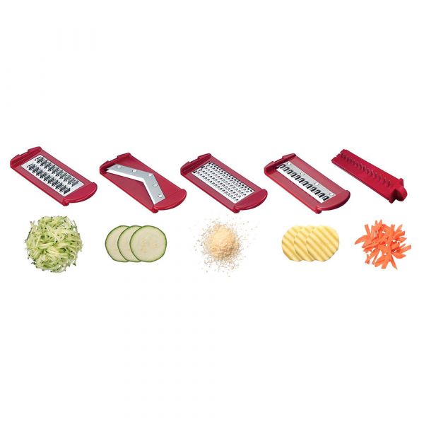Терка для фруктов и овощей 5 ножей для различных видов нарезки Westmark Coated aluminium 