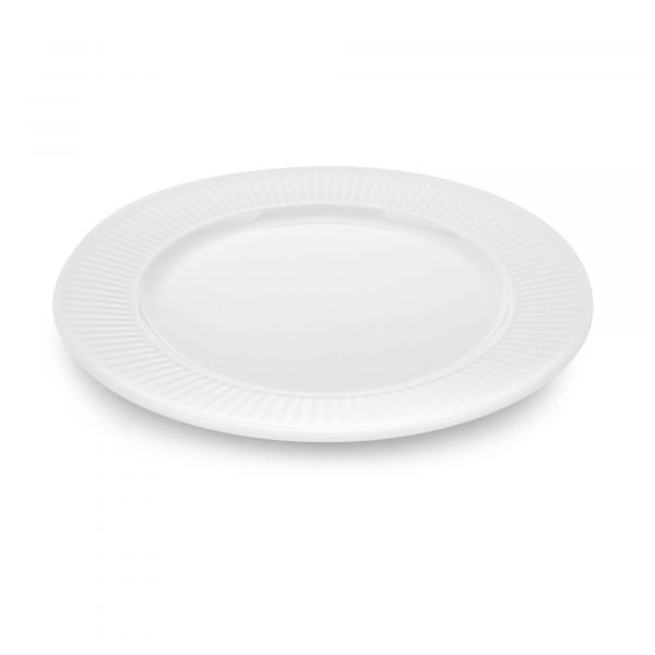 Тарелка закусочная 22 см белый фарфор PILLIVUYT Plisse 