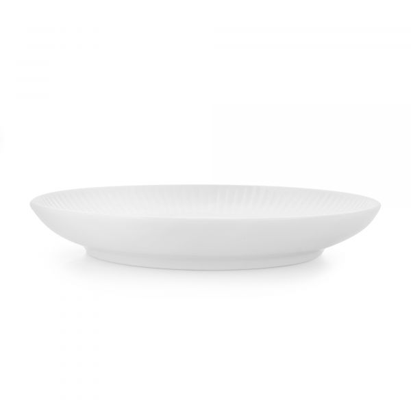 Чашка с блюдцем 180 мл белый фарфор PILLIVUYT Plisse 