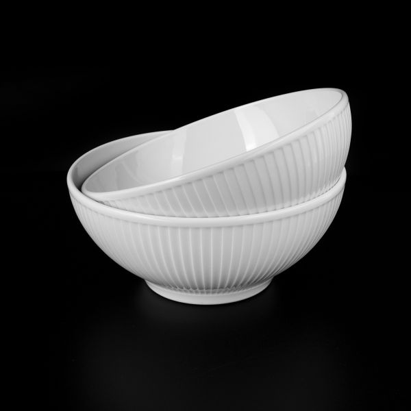 Сервиз обеденный на 6 персон 21 предмет белый фарфор PILLIVUYT Plisse