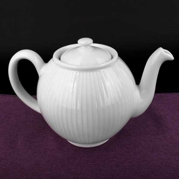 Сервиз чайный на 6 персон 15 предметов белый фарфор PILLIVUYT Plisse 