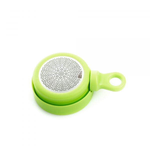 Ситечко магнитное для заваривания чая зеленое ADHOC MAGTEA с подставкой для капель TE31