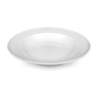 Тарелка суповая 22 см белый фарфор PILLIVUYT Plisse 