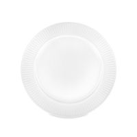 Тарелка закусочная 22 см, белый фарфор, PILLIVUYT Plisse, 214222BL1